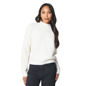 Principles Womens/Ladies High-Neck Sweater / Ivory